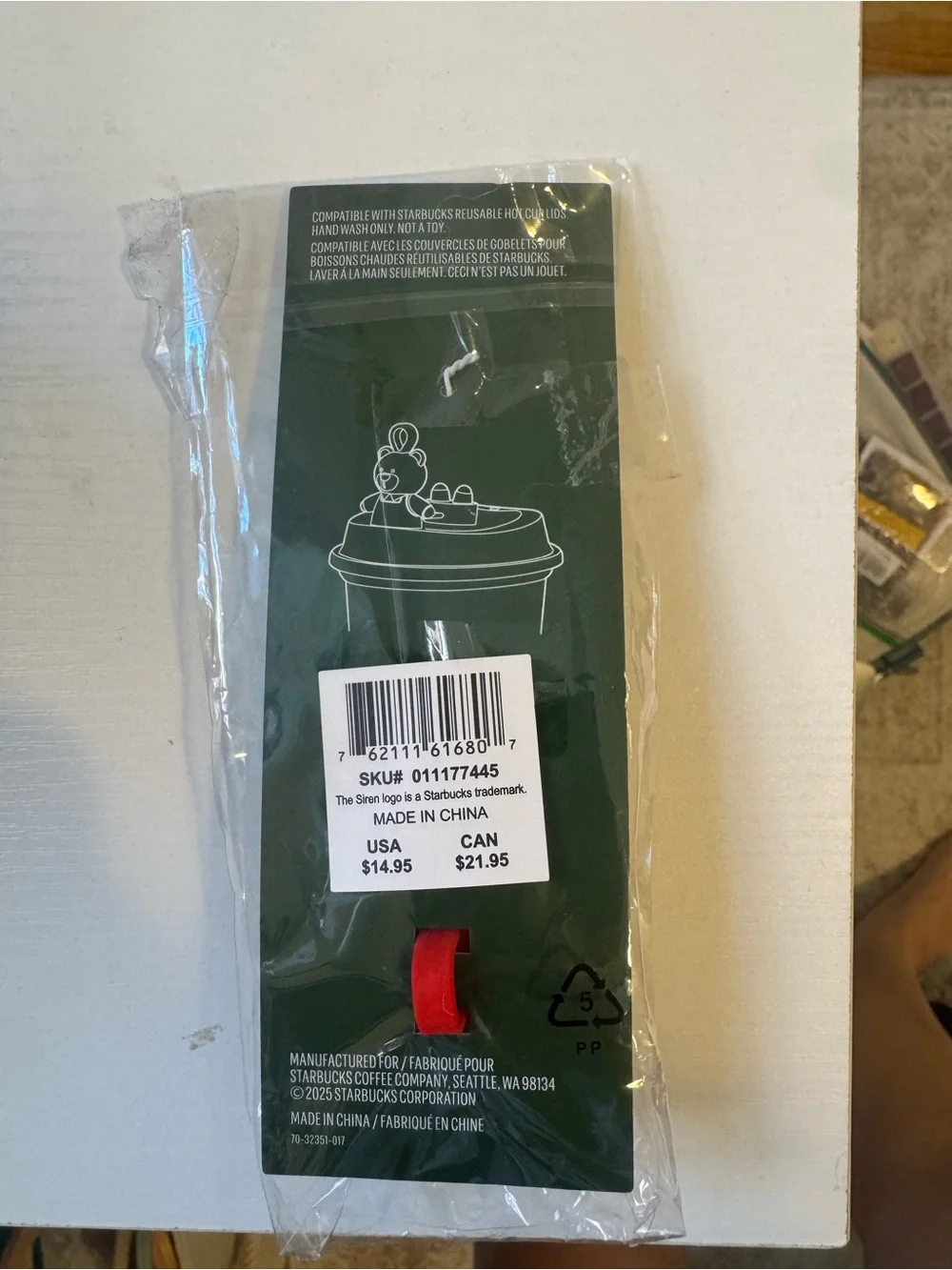 Starbucks Lid Stopper